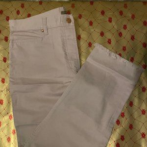 J. Crew Tan Jeans with Fringe